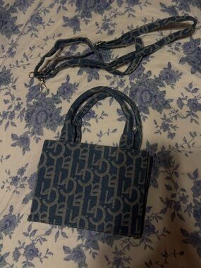 Denim handbag